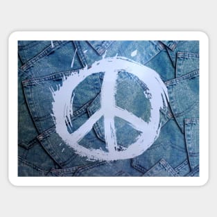 PEACEFUL PAIR OF JEANS Sticker